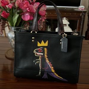 Coach jean- micheal basquiat satchel